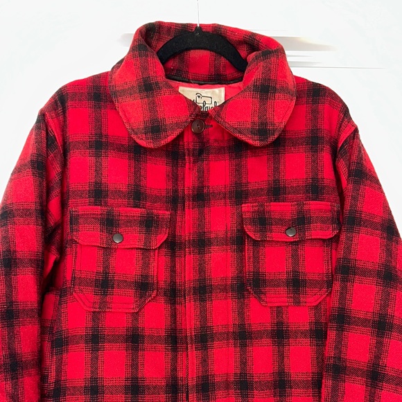 Woolrich Jackets & Blazers - Woolrich Vtg 60's Ladies Mackinaw Cruiser Buffalo Plaid Wool Hunting Coat sz42/L